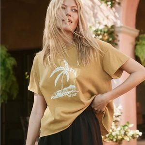 The Great- island palm crop tee